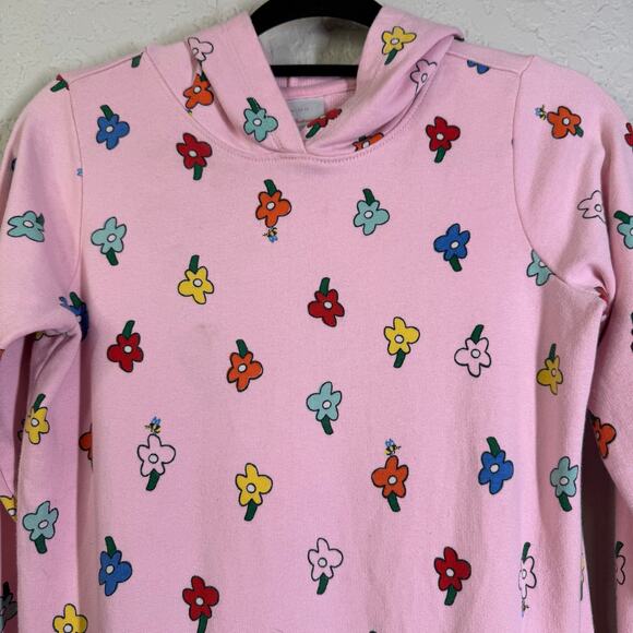 HANNA ANDERSSON Dress Girls 12 (150) Novelty Blossom Print w/Hoodie & Pockets - Picture 4 of 8
